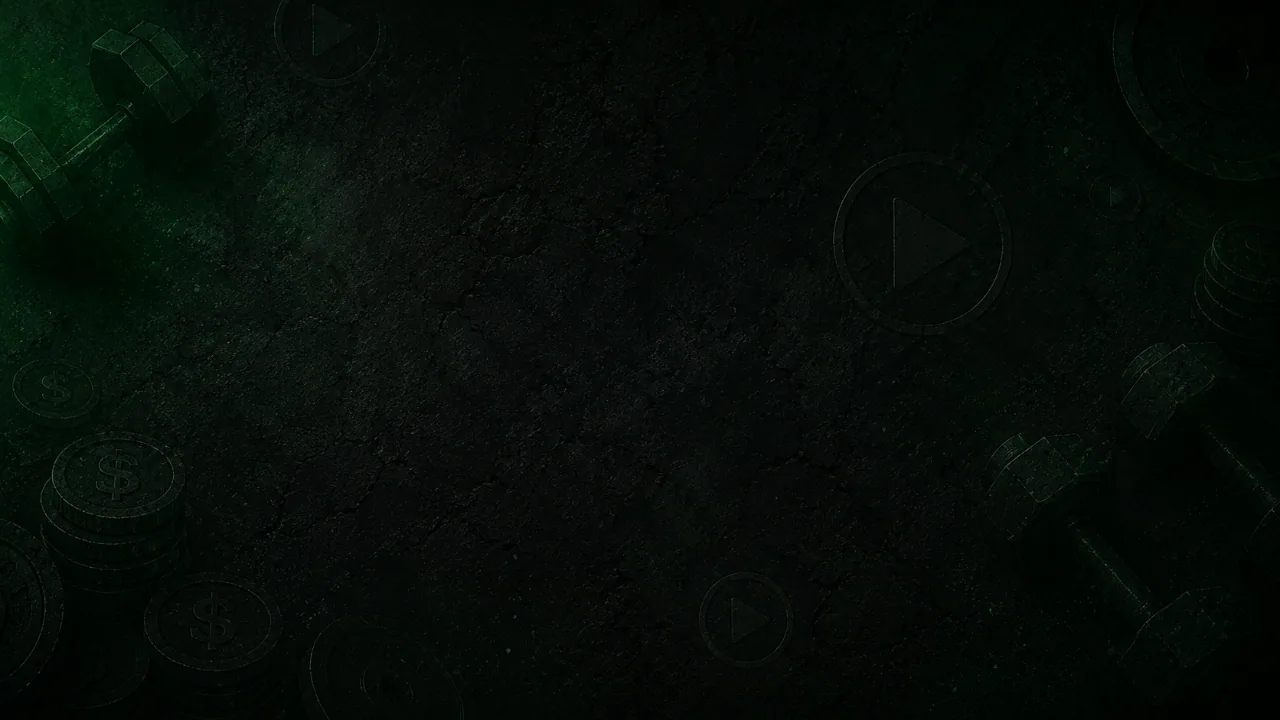 Dark fitness and money texture