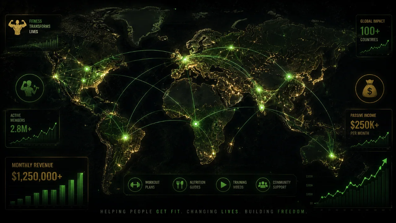 Global health and money growth map