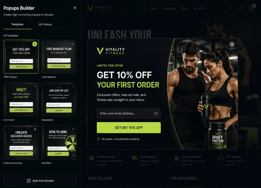 Turn Browsers Into Buyers — ViralVault AI screenshot