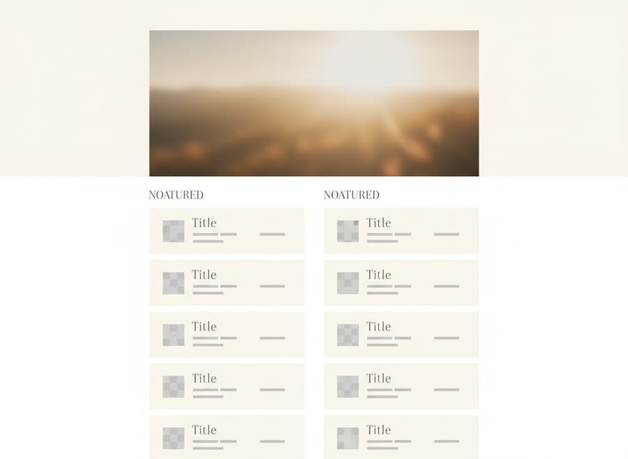 Blogs website template