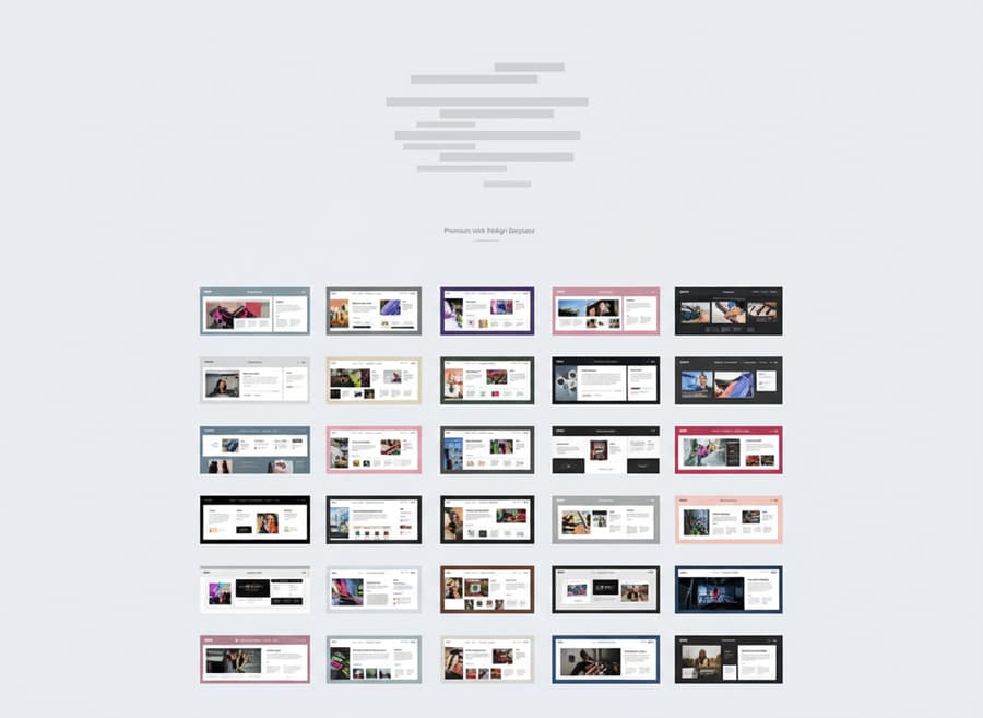 Top 100 CSS website template
