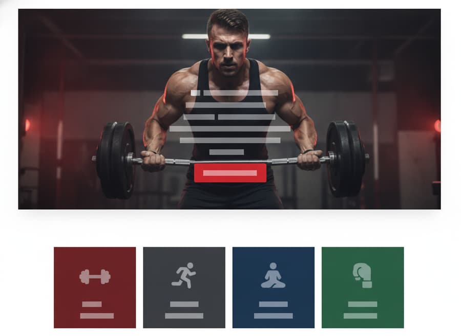 Gym and Fitness website template