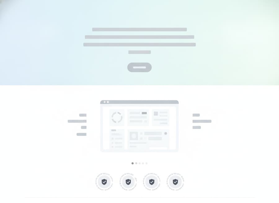Landing Pages website template