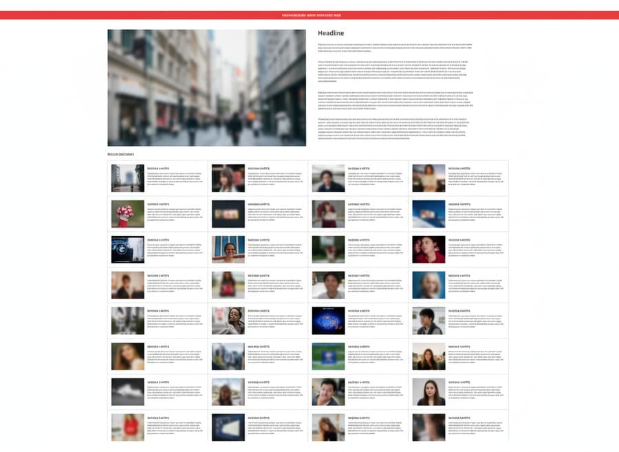 News website template