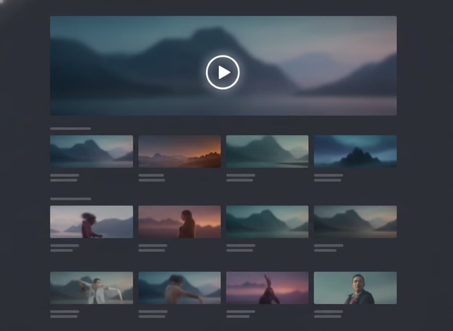 Video and Streaming website template